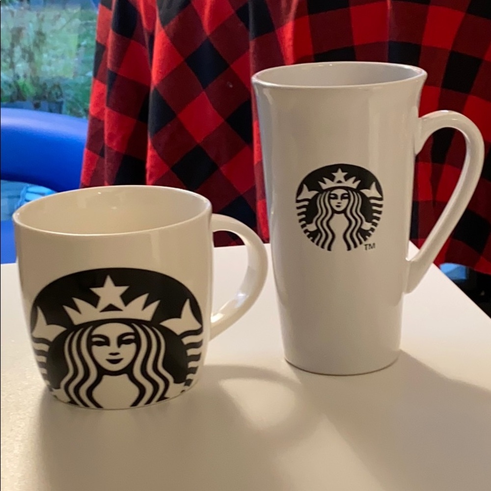 STARBUCKS Set of Mugs 14oz and 18 oz